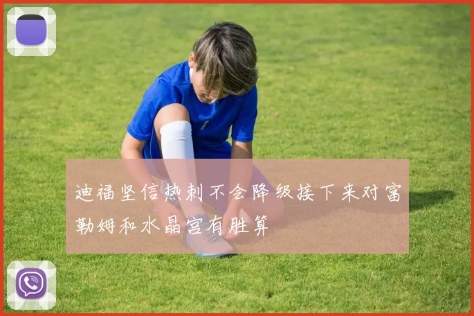 迪福坚信热刺不会降级接下来对富勒姆和水晶宫有胜算