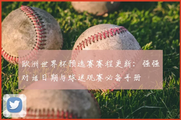 欧洲世界杯预选赛赛程更新：强强对话日期与球迷观赛必备手册